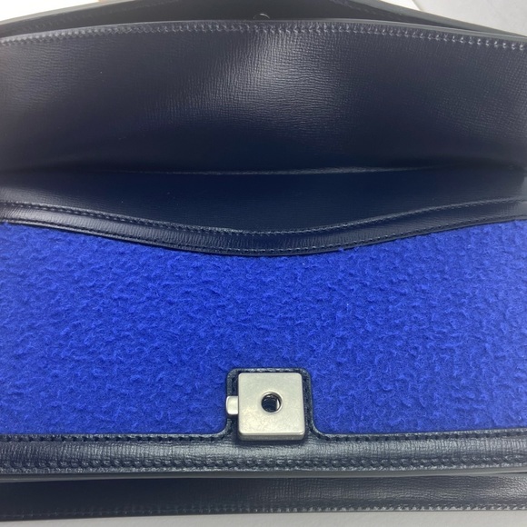 Gucci 400249 Dionysus Blue Casy Wool and Leather Shoulder Bag - Picture 9 of 14